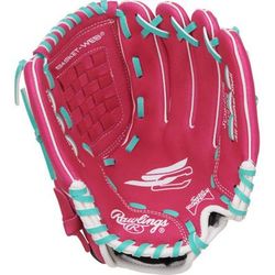 Rawlings Sure Catch 10.5" Basket Web Youth Softball Glove - Right Hand Throw Pink