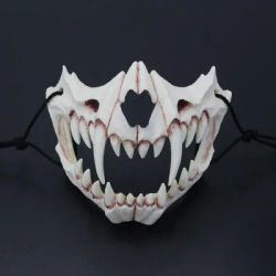 Masque de tigre d'Halloween, accessoire de dragon hag, écrivain japonais Cang Hu Tian Gou