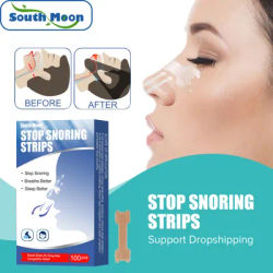 South Moon 100PCS Nose Patch Easy Breath for Sleeping Stop Snoring Relief Stress Stuffy Ventilation Strip Support Fast Shipping