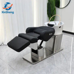 XinSheng Professional Shampoo Chair Adjustable Barber Chairs Hair Head SPA Bed Headspa Salon Furniture Barber Shop Shampoo Beds
