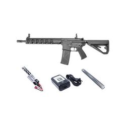Arcturus LWT MK-III Carbine 12in SPORT AEG SE Starter Pack Airsoft Gun Black AT-ST03-CB-SE-BK-PK
