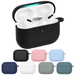 Protective Case For AirPods Pro 3, Shockproof Silicone Cover With Carabiner Anti-Scratch Supports Wireless Charging LED Visible