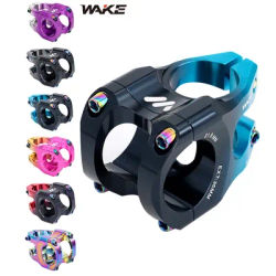 Wake Double Stylish Bike Accessories Aluminum Alloy Short Stem Colorful Screws 31.8mm for MTB BMX Bike Cycling Bicycle