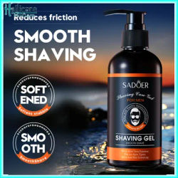210g Men's Shaving Gel Non-irritating Soften Sideburn Beard Shaving Cream Painless Clean Moisturize Smooth Beard Care Shave Gel