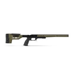 MDT Oryx Rifle Chassis System Ruger American Short Action AICS Compatible Black/OD Green MDT103725-ODG