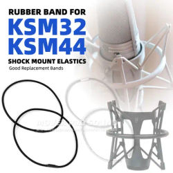 For SHUER KSM44A KSM32 KSM 44 32 KSM44 A32SM A44ASM Microphone Holder Strap Cord Line Elastic Mic Shock Mount Rubber Band String