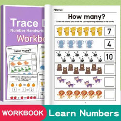 Thinking Training for 3-6 Ages Math Workbook for Preschool Logical Children Before Primary School Entrance: Fun Math Exercises