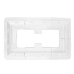 Solar Panel Bracket Photovoltaic Frame Roof Energy Support Transport Vehicle Mounting Brackets White Abs