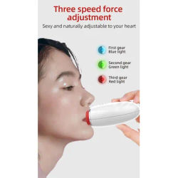 Lip Plumper Device White & Black, Dudu's Beautiful Lips Create Visible and Sexy Lips Three Speed Force Adjustment Easy to Pack