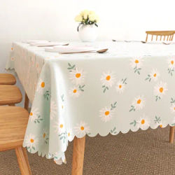 Couverture de Table en PVC imperméable et résistante à l'huile, tapis rectangulaire de Style ferme pastorale pour Table à manger, bureau, Table basse