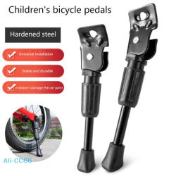 【C】Kids Bike Kickstand Heavy Duty Parking Stand Foot Brace Support For Children Bicycle Side Mount 12 14 16 18 20 Inch Wheels