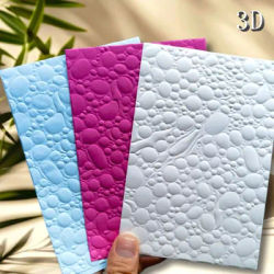 The 3D embossed folder of "Floating Bubble: Fantasy Drift in the Universe" is used for cutting and pasting books, DIY photo albu