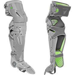 All Star MVP PRO Intermediate Baseball Catcher's Leg Guards Silver