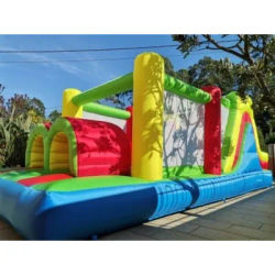 6.5*3*2.5m Giant Inflatable Jumping Castle Big Bounce House With Large Slide Trampoline Inflatable Bouncer Obstacle Slides