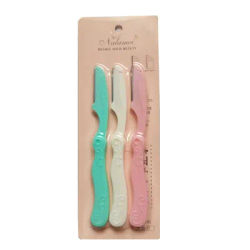1Pack 3Pcs Eyebrow Trimmer Blade Portable Face Eye Brow Epilation Hair Removal Cutters Safety Woman Shaver Makeup Tools