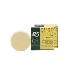 R5 Doccia Shampoo Solido Kids 2 Pezzi, Origine Naturale, Profumo Crème