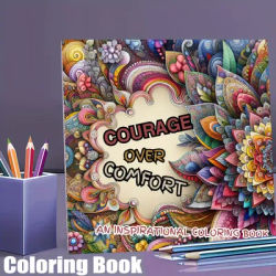 28 Pages Inspirational Coloring Book, Valentine's Day Gifting, Birthday Party Gift, Drawing Supplies, Christmas, Halloween
