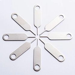 Stainless Steel Sim Card Tray Pin, Universal Key Tool Ejecting Removal, Needle Opener Ejector For Smartphone Stainless Steel Sim Card Tray Pin, Universal Key Tool Ejecting Removal, Needle Opener Ejector For Smartphone
