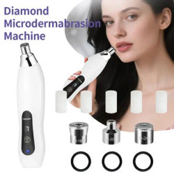 Portable Diamond Peeling Machine Microdermabrasion Facial Deep Cleaning Skin Care Device Exfoliation Vacuum Blackhead Remover