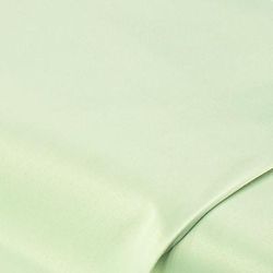 Tissu coton stretch en satin, menthe