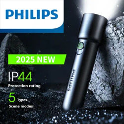 Philips 2025 nouvelle lampe de poche Portable EDC SFL1235 lampe de poche LED Rechargeable, auto-défense, lampe de poche Portable de Camping