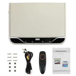 TEENRAM 19 Inch Car Monitor Multimedia Video Player 4+64GB 1080P Android 10 Ceiling TV Roof Mount Display for SUV RV Motorhome