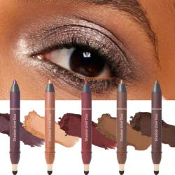 Smoky Eyeshadow Pencil Stick Waterproof Pearlescent Metallic Glitter Eye Shadow Highlighter Pen Makeup Tool