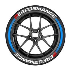 8 pezzi/lotto adesivi decorativi per pneumatici per auto tuning auto adesivi universali 3D permanenti in PVC uniti lettere per etichette automobilistiche per prestazioni