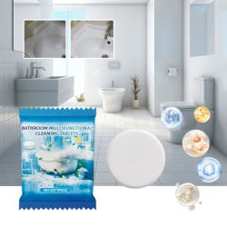 JAKEHOE Bathroom Multifunctional Cleaning Effervescent Tablets 1-10pcs All-purpose Cleaner Remove Stubborn Stain Eliminate Odors