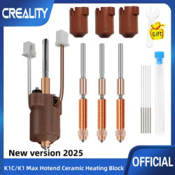 Creality Official K1C Ceramic Heating Block Kit Quick-swap Nozzle Kit 300°C High Temp. High Flow Fast Heating 3D Printer Part
