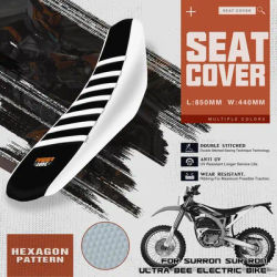 Fewfuss Dirt Bike Seat Cover for Surron Sur Ron Ultra Bee Non-slip Waterproof E-bike Seat Cushion