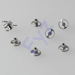 High Polishing G23 Titanium 14G Dermal Anchor 2 Holes Skin Diver Base Piercing Replacement Body Jewelry