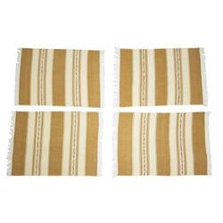 Zapotec cotton placements, 'Oaxaca Earth' (set of 4)