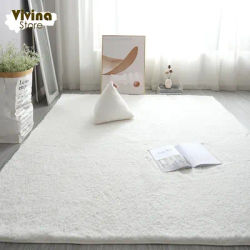 Shaggy Room Carpet Solid Hair Carpet Custom Large Size Living Room Rug Fluffy Rug For Children Room Bathroom Mat Plush