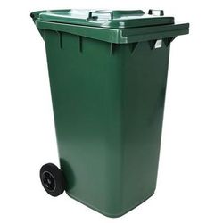 poubelle full color - 240 l - vert - manutan