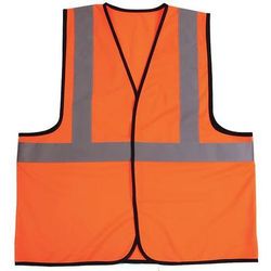 gilet haute visibilité orange taille m - manutan