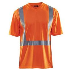 T-shirt Haute Visibilité Col V Taille Xs - Blaklader