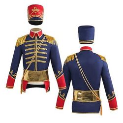 Set Retrò Vintage Cappotto Mascherata Giacca da circo con accessori Lunghe Principe Aristocratico Costume Per uomo Carnevale Mascherata Evento / Festa Adulti Cappotto Cintura Altri Accessori Autunno
