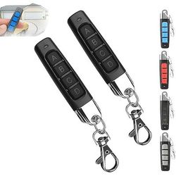 2 pezzi - 4 in 1 duplicatore di telecomandi per auto, duplicatore di chiavi wireless, telecomando universale per porta da garage 433 MHz