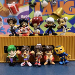 THEKINGOFFIGHTERS Figure 10pcs IorilYagami Kyoakusanagi Mai Shiranuai Ornaments Accessories Children Present
