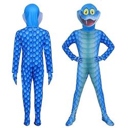 Detective degli animali Serpente Rettile Body Ragazzi Bambini Adulti Halloween Carnevale Settimana del libro Feste Performance