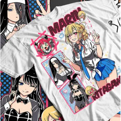 Marin Kitagawa T-shirt Anime Enthusiast Gift T-shirt for Men Women Summer Pure Cotton Comfortable Loose Fashion Short Sleeve Top