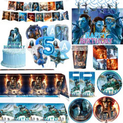 Avatar 3 Birthday Party Decoration Fire and Ash‌ Disposable Tableware Tablecloth Cup Plate Gift Bag Baby Shower Party Favors