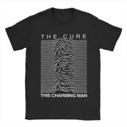 Harajuku Rock Band The Cures This Charming Man t-shirts hommes col rond manches courtes hauts chemises Robert Smith coton été hauts