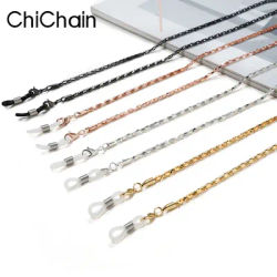 Chichain-Équipement de lunettes en métal pour femmes, collier de lunettes de soleil chic pour femmes, collier de lunettes de mode pour dames