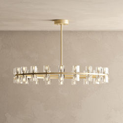 Sunrise | Circular Crystal Chandelier | Large / Warm White (3000k) | MOD LIGHTING