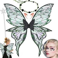 Medievale Rinascimento Ali Accessori Ear Cuffs Elfo Fata Elfico Farfalla Costume Per donna Fantasia Halloween Carnevale Performance LARP Fiera Rinascimentale Adulti Altri Accessori