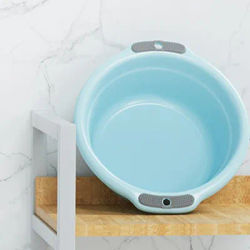 1PC Thicken Plastic Wash Basin Large Capacity Anti Slip Laundry Face Washing Basin Multipurpose Tub for Home Dormitory Bathroom