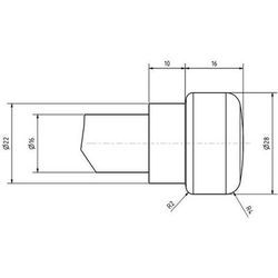 Clou De Fixation Dans Le Sol Type 1 - 16 Mm - 600 Mm - Schake