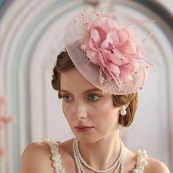 Derby affascinante Gentildonna Floreale Costume Unisex Mascherata Tè Ascot Festival delle corse di cavalli Adulti Copricapo